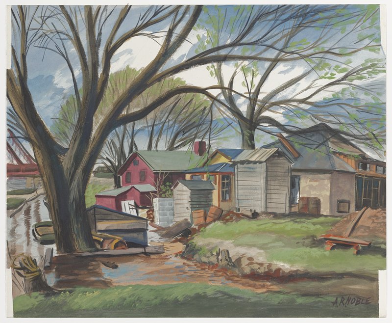 River's Edge, Albert R. Noble, c. 1951