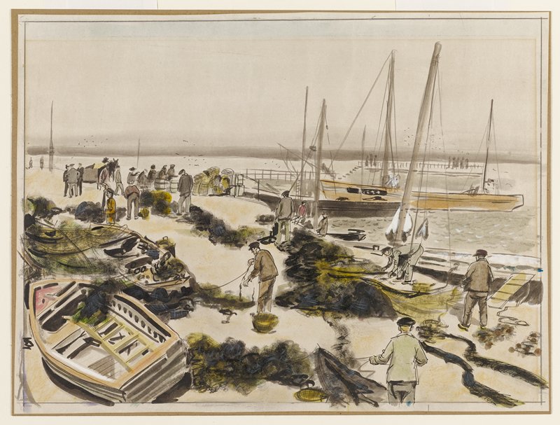 Fishing Fleet, Harvey W. Meline, c. 1952