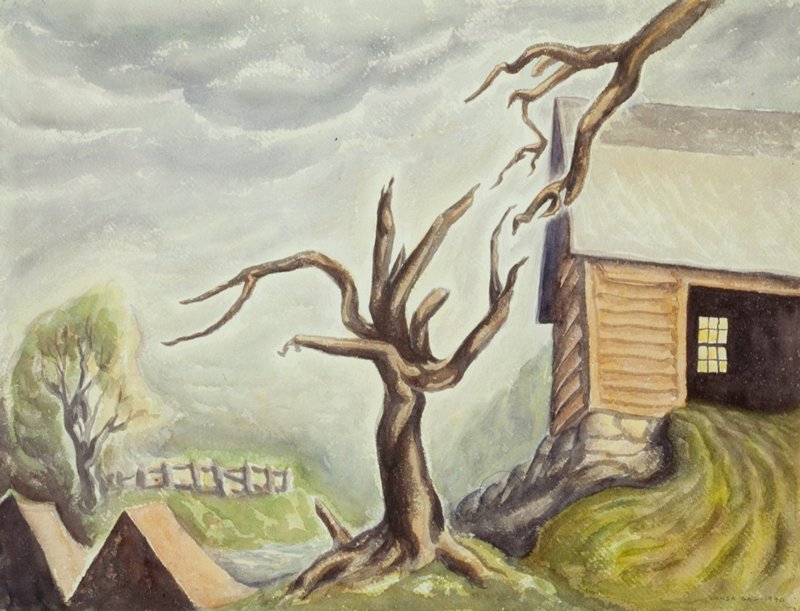 Two Old Trees, Wanda Gág, 1940