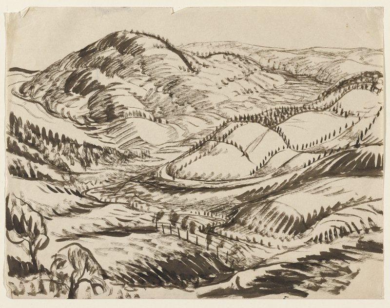 Landscape, Wanda Gág, 1928–29
