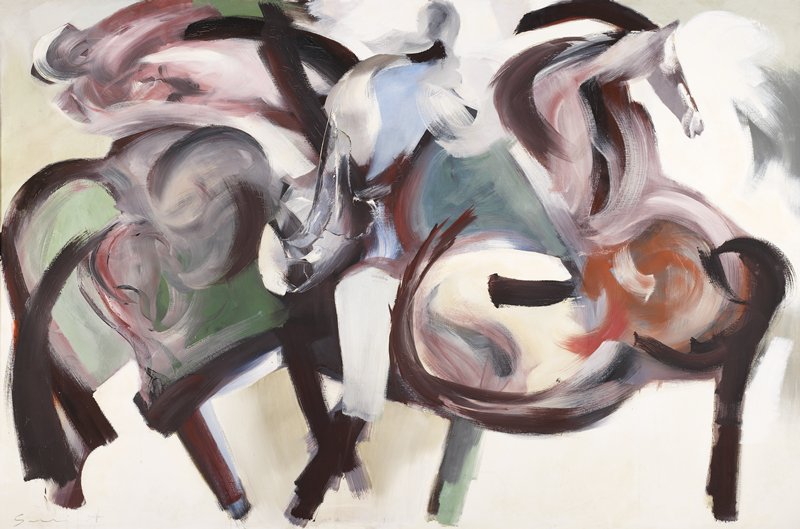 Man plus Horse, Walter Quirt, 1960