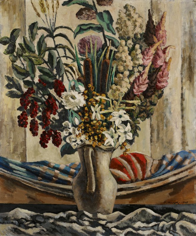 Vase of Flowers, Alexander Brook, 20th century