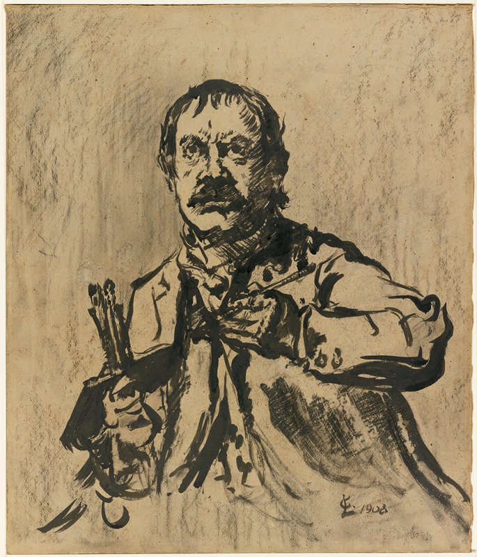 Self Portrait, Lovis Corinth, 1908