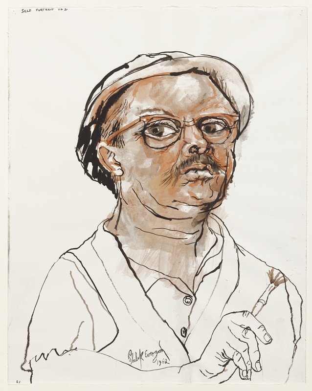 Self-Portrait, No.2, Philip Evergood, 1962