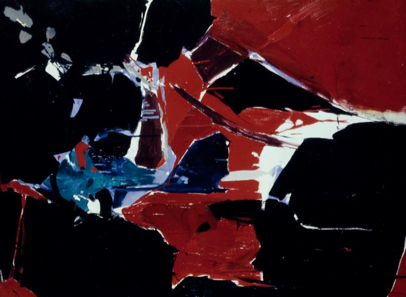 The Red Cardinal, Matsumi Kanemitsu, 1958