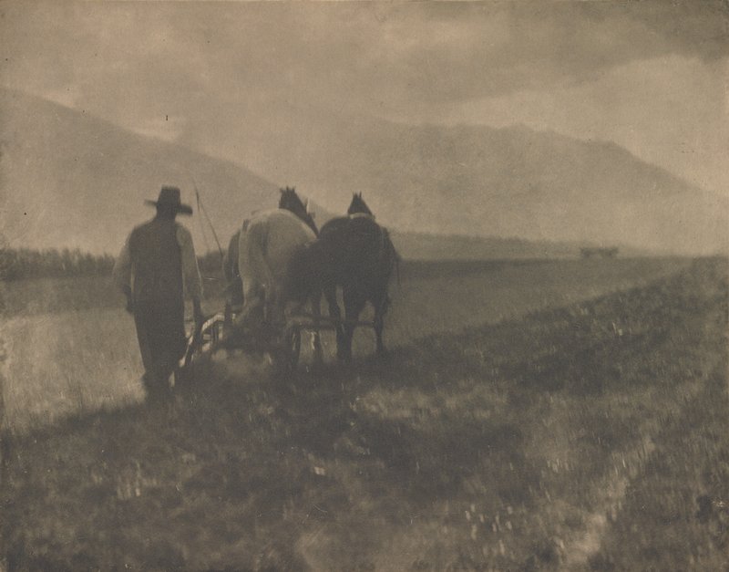 Ploughing, Alfred Stieglitz, October 1905