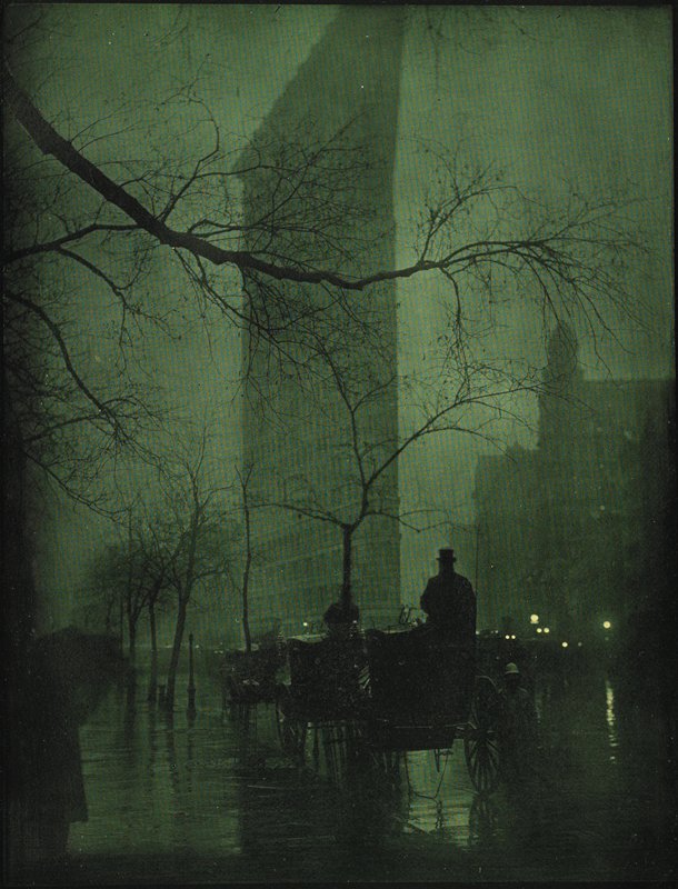 The Flatiron--Evening, Edward Steichen, April 1906