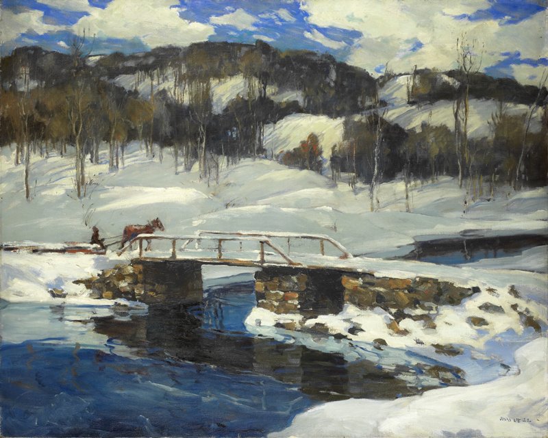 Logging Road, Jonas Lie, 1922