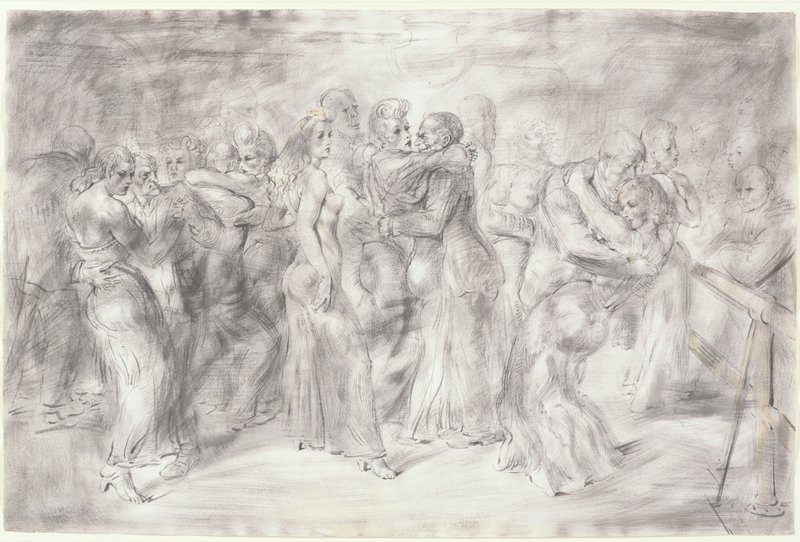Dance Hall, Reginald Marsh, c. 1935