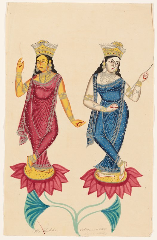 Two Female Deities, 19th century