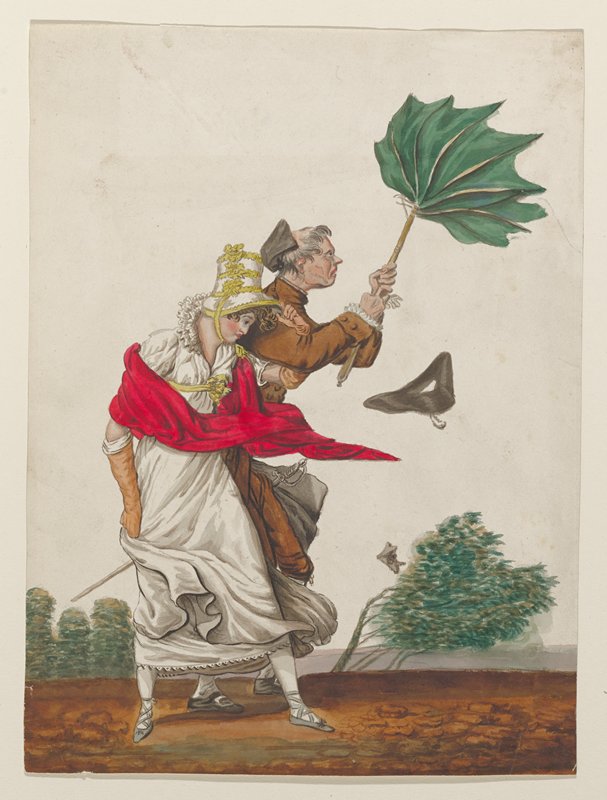 Le coup de vent (The Gust of Wind), Carle Vernet, 1816