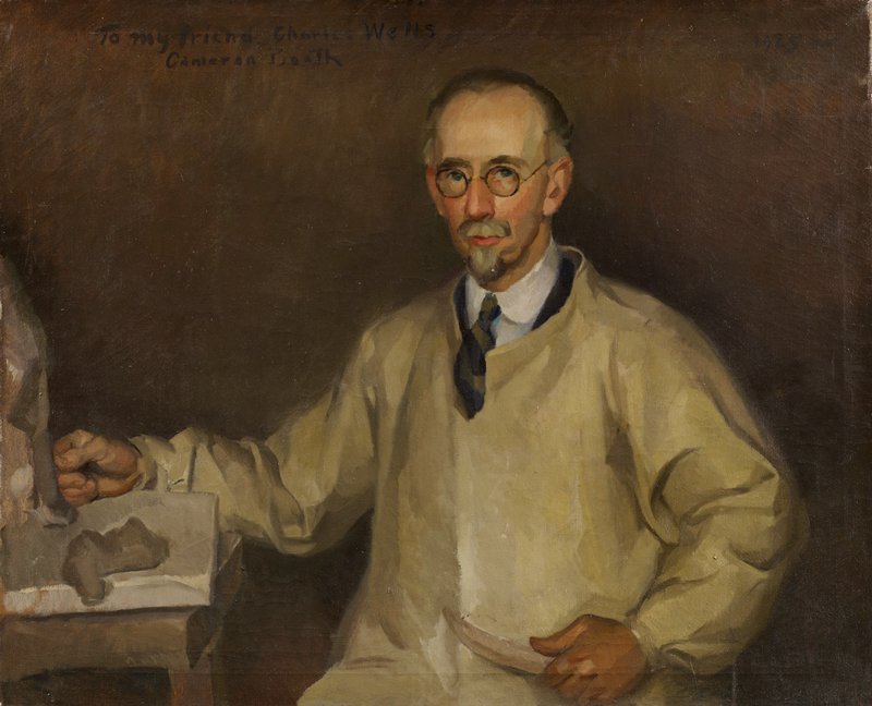Portrait of Charles S. Wells, Cameron Booth, 1925