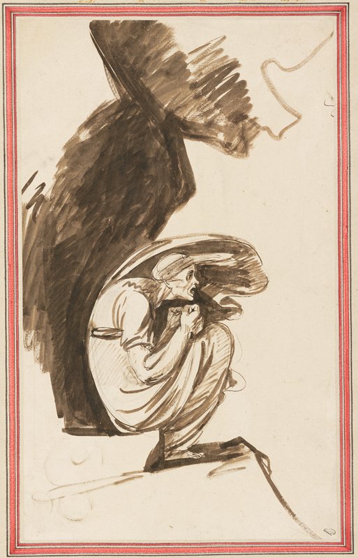 Study for The Lapland Witch, George Romney, c. 1775–77