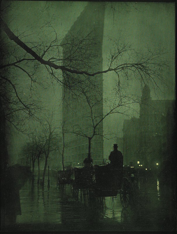 The Flatiron--Evening, Edward Steichen, April 1906