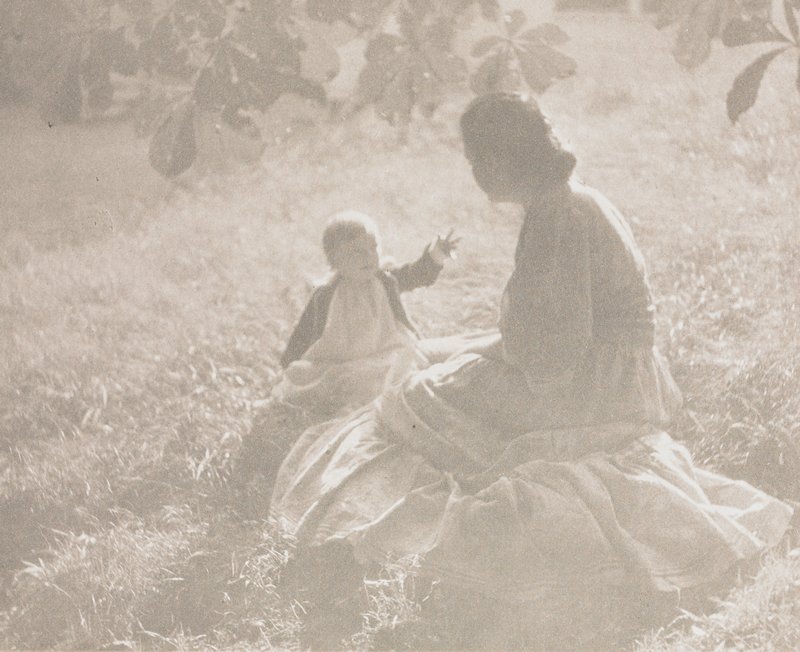 Mother and Child--Sunlight, Edward Steichen, April 1906