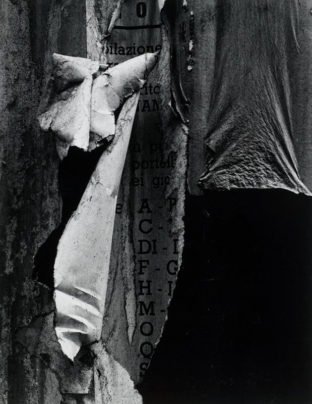 Rome 73, Aaron Siskind, 1963