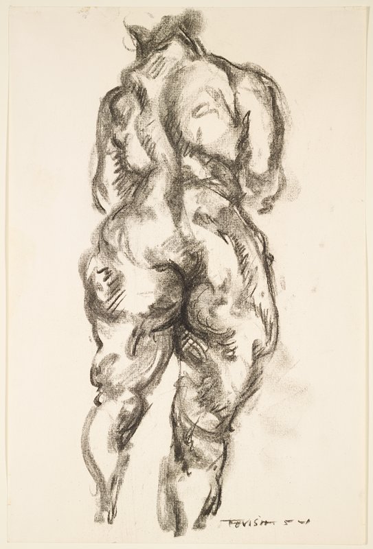 Standing Nude, Harold Tovish, 1954