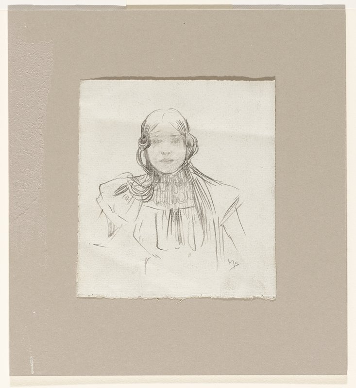 Young Girl by Alphonse Mucha