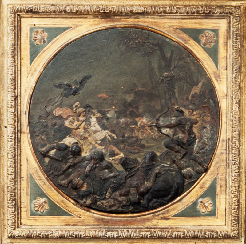 Victory of Alexander over Darius, Ciro Ferri, 17th century