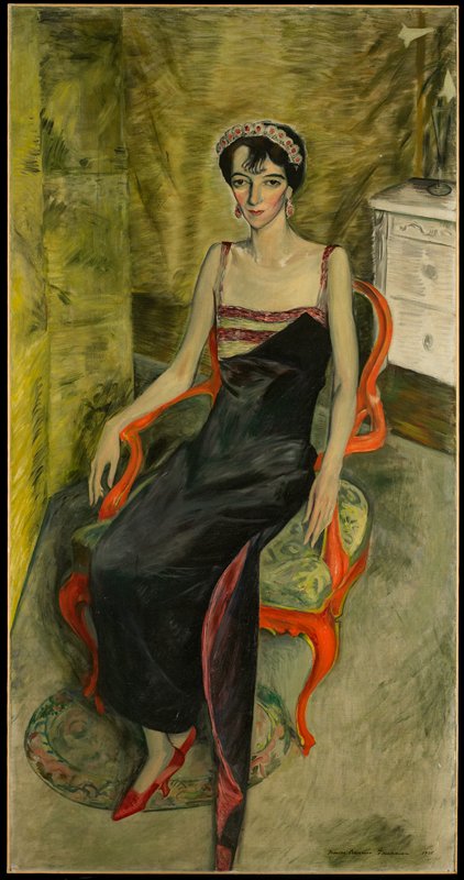 Portrait of Mrs. Charles Bolles Rogers, Frances Cranmer Greenman, 1925