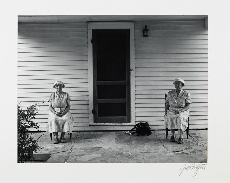 The Farmer Twins, Stinesville, Indiana, Jack Welpott, 1958