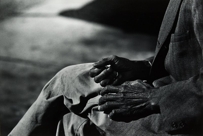 Untitled [old man's head], Dave Heath, 1964