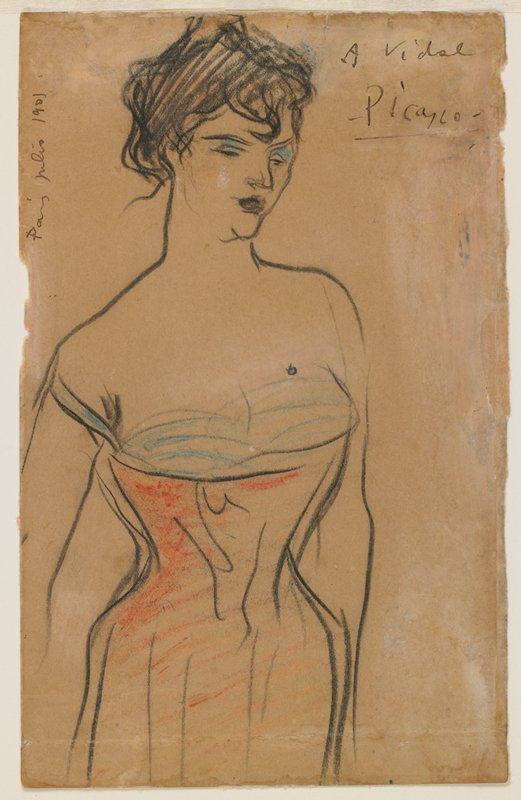 A Disheveled Woman, Пабло Пикассо, 1901
