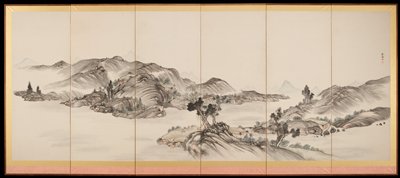 Views of the Xiao and Xiang Rivers [right of a pair], Kushiro Unzen, 1807