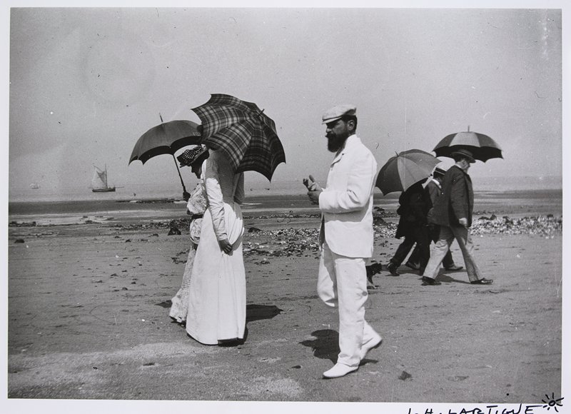 The Beach at Villerville, Jacques Henri Lartigue, 1908