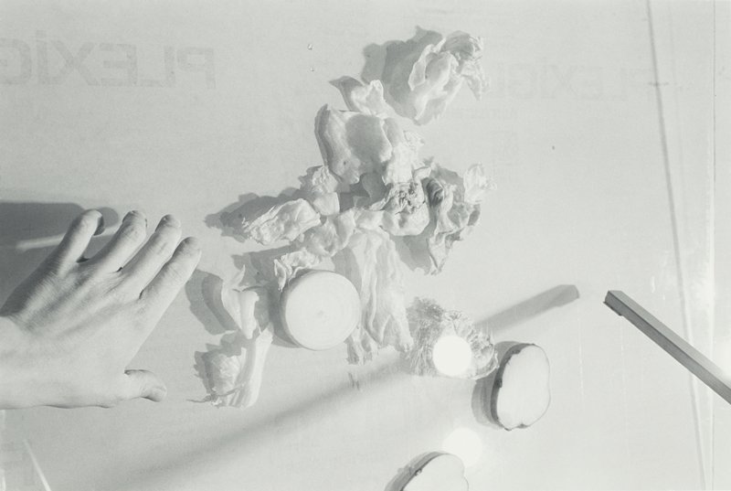 Salad Under Glass (Thin Potatoes Fall Somewhat Farther Than Thicker Onions), Gary L. Hallman, 1975