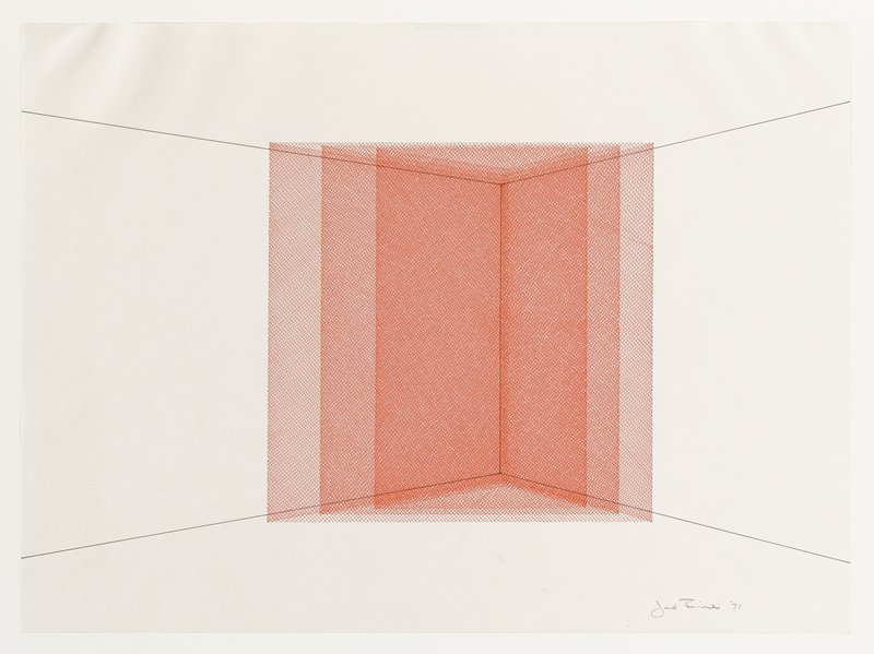 Red Chicken Corner Study, Jud Fine, 1971