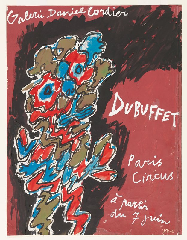 Paris Circus, Jean Dubuffet, 1962