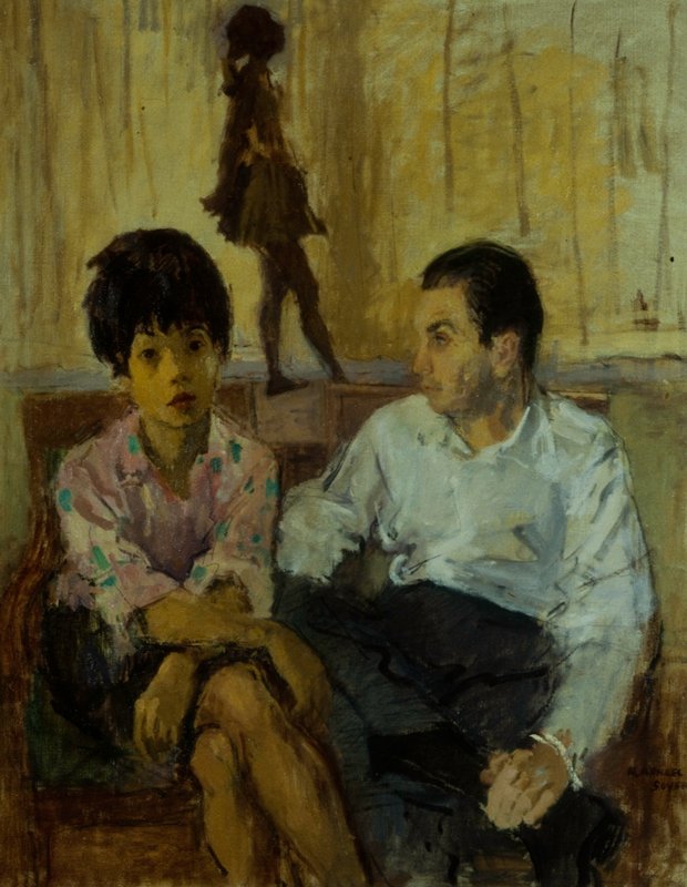 Portrait of Mr. and Mrs. John Rewald, Raphael Soyer, 1914–66