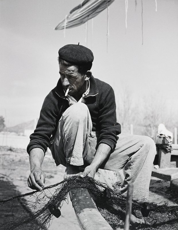 Fisherman, Marbella Malaga, Spain, Robert Gene Wilcox, 1957