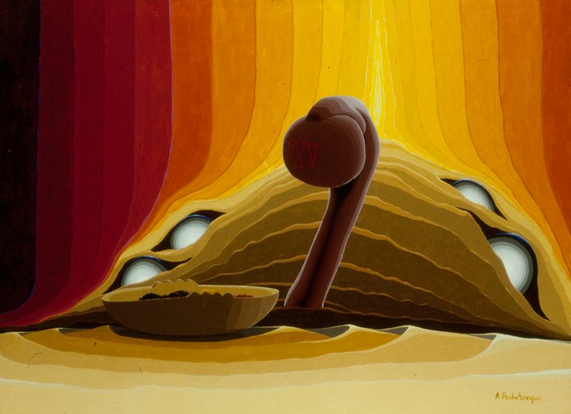 Final Tribute, Adrian Pushetonequa, c. 1970-75