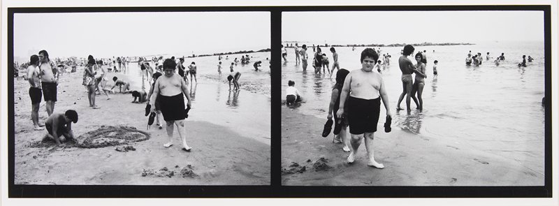 Shoes in Hand, Coney Island, Eve Sonneman, 1974