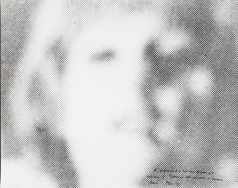 A photograph of a half-tone diagram..., Alex Sweetman, 1976