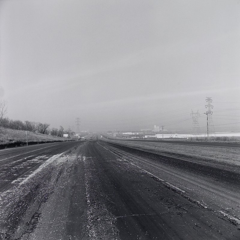 Soybeans Spilled on Highway 13, Burnsville, Minnesota, Frank W. Gohlke, 1976