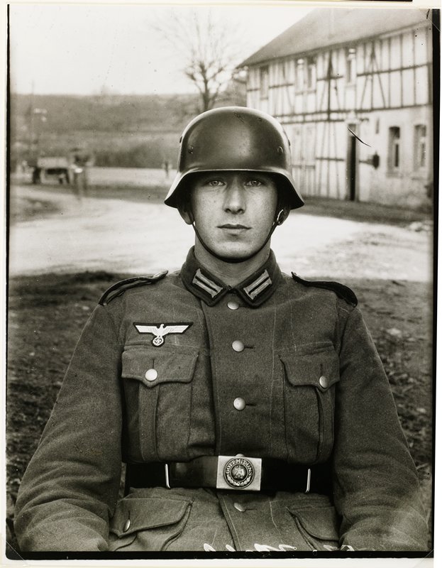 Young Soldier, Westerwald, August Sander, 1945