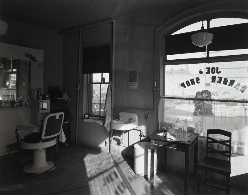 Joe's Barber Shop, Paterson, New Jersey, George A. Tice, 1970
