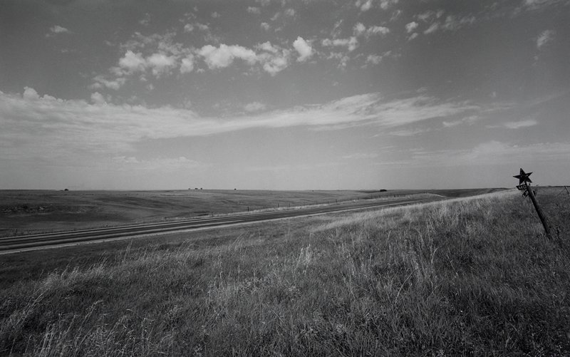 Farmer Plowing and Star, Kansas, Lawrence McFarland, 1976