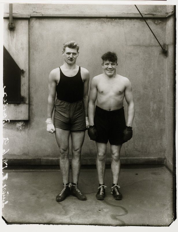 Boxers, Cologne, August Sander, 1929