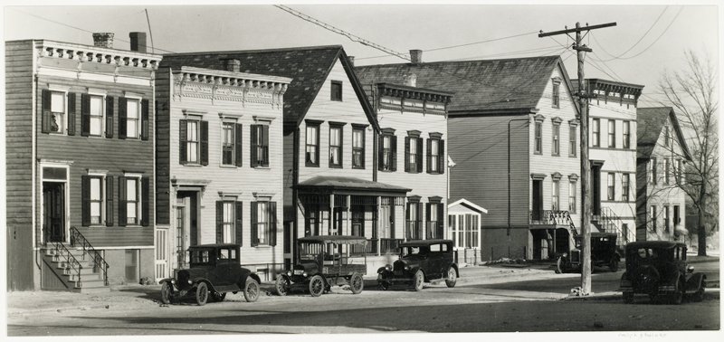 Row of Albany Houses, Ralph Steiner, 1928