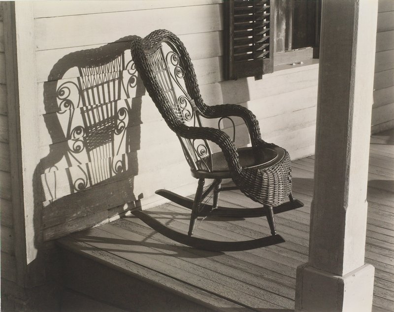Wicker Chair, Ralph Steiner, 1928 (printed 1977)