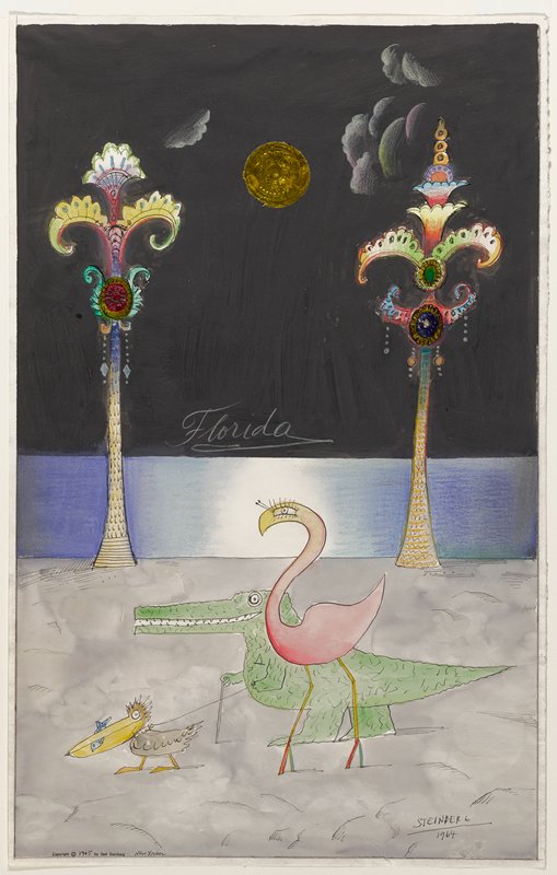 Florida, Saul Steinberg, 1964