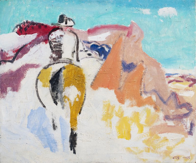 Badlands Rider, Cameron Booth, 1955