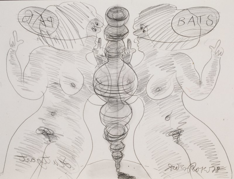 Untitled (Bats), Dieter Roth, 1978