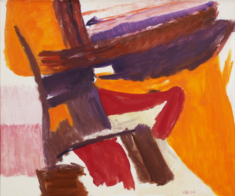 Orange, Red, Violet on White Ground, Cameron Booth, 1969
