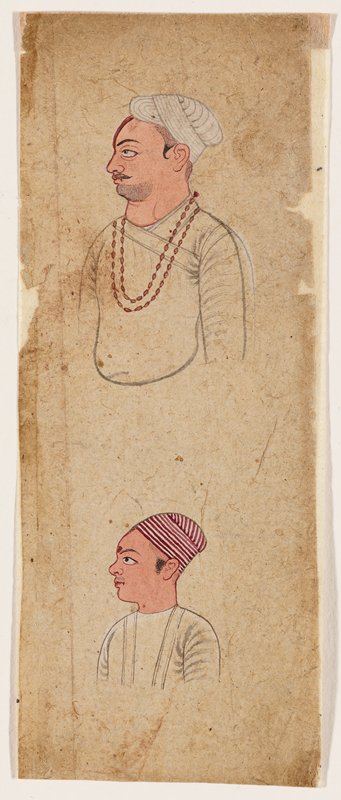 Portrait Studies of Two Noblemen, c. 1680