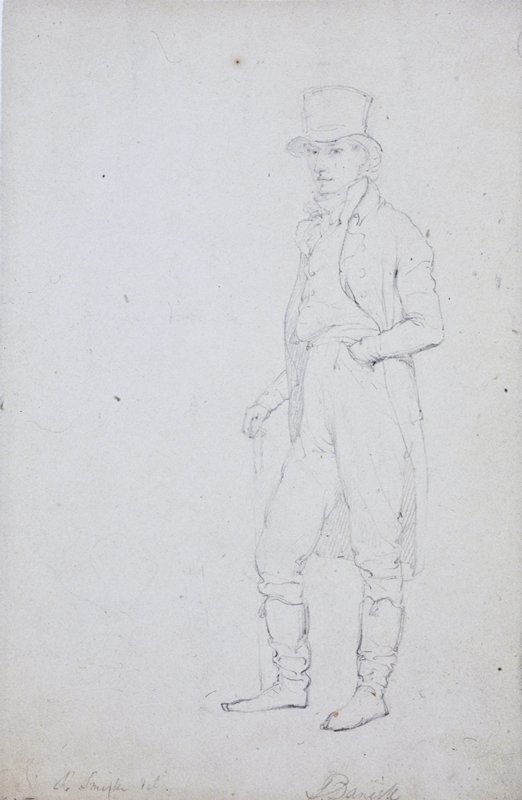 Standing Man in Early 19th-Century Dress, Robert Smirke, 19th century